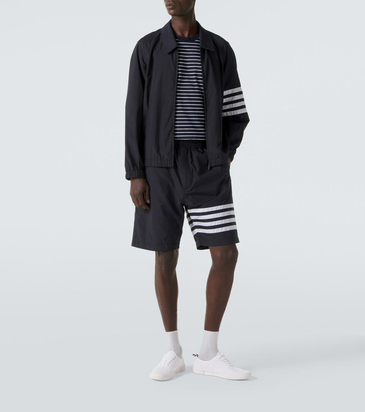 Thom Browne 4-Bar ripstop blouson jacket