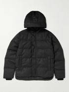 Canada Goose - Macmillian Quilted DynaLuxe Recycled Wool Hooded Down Parka - Gray