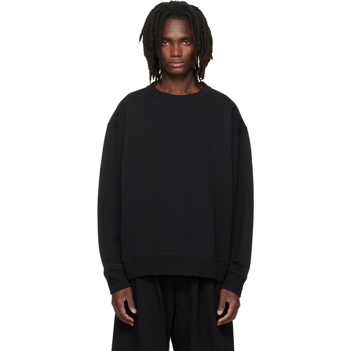 Dries Van Noten Black Oversized Sweatshirt