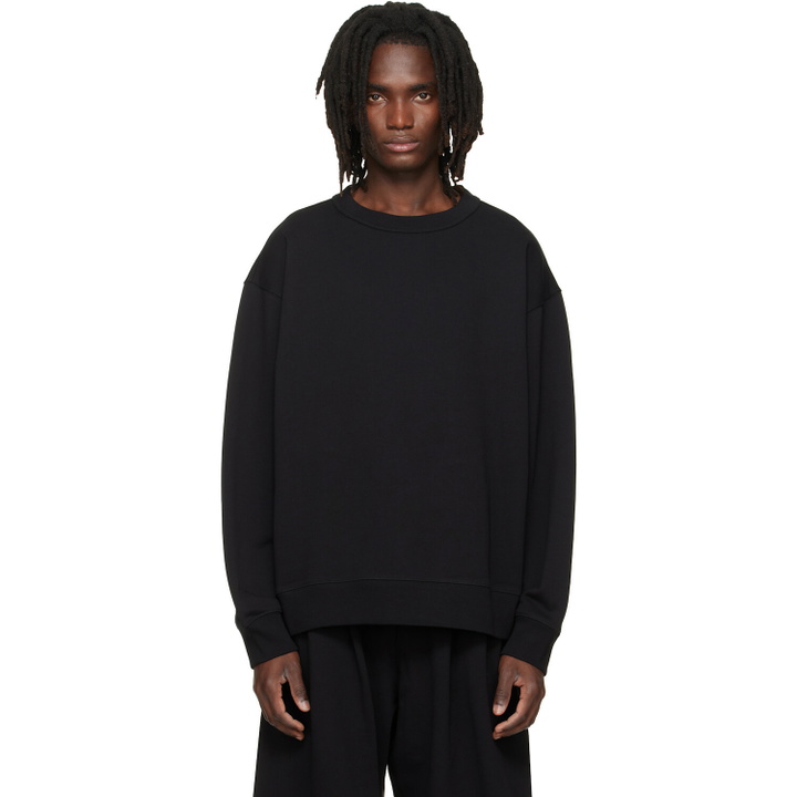 Photo: Dries Van Noten Black Oversized Sweatshirt
