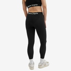 Palm Angels Women's Logo Sport Leggings in Black