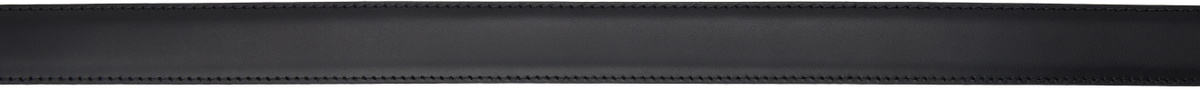 AMI Paris Black Leather Paris Paris Belt