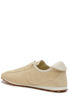 Jacquemus Les Tennis Textured Suede Sneakers Ivory