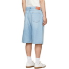 Studio Nicholson Blue Marylebone Denim Shorts