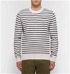 A.P.C. - Richard Striped Cotton Sweater - Men - Off-white