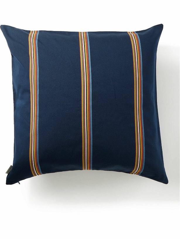 Photo: Paul Smith - Striped Cotton-Blend Jacquard Down Cushion