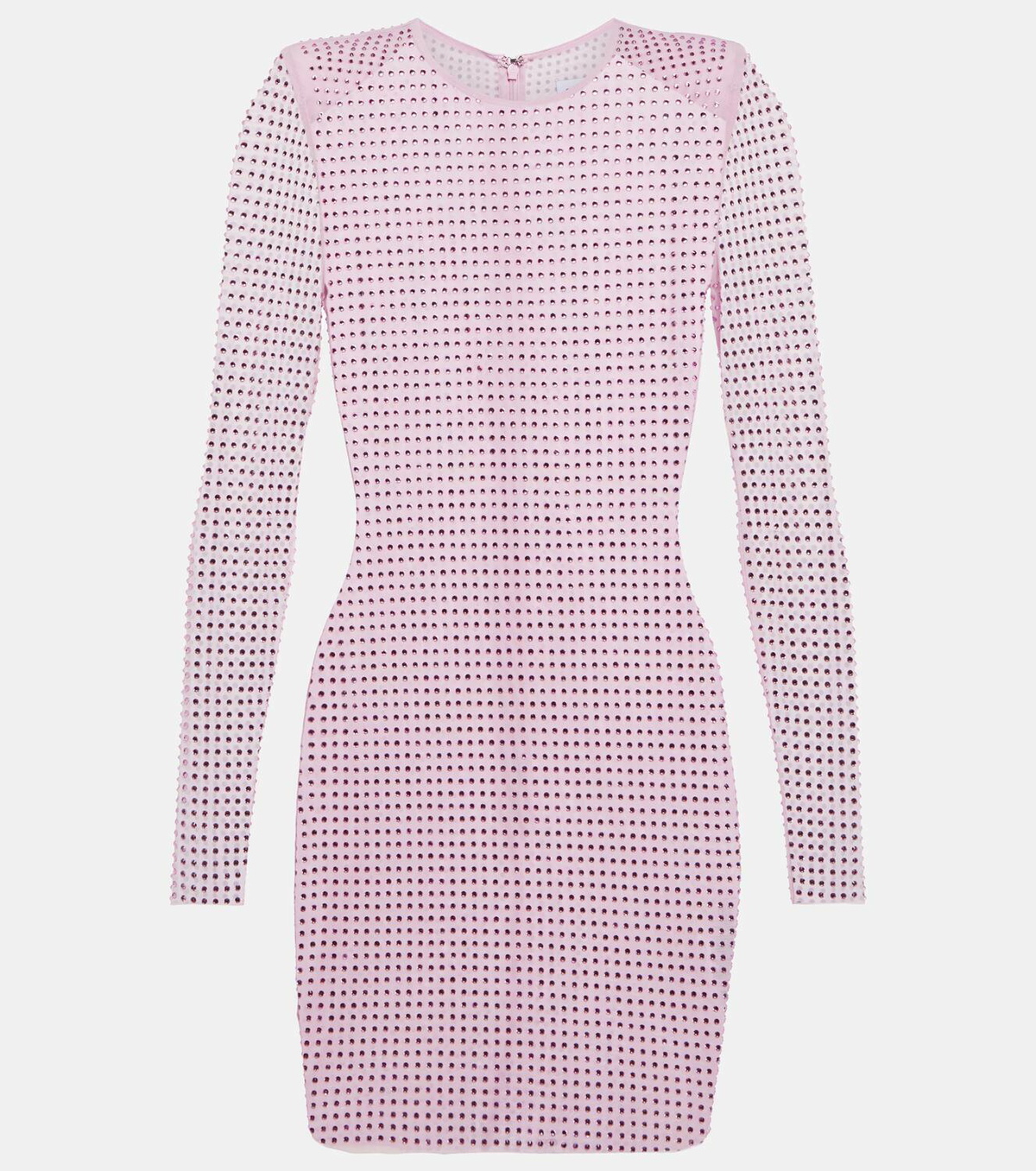 Self-Portrait Embellished mesh minidress Self-Portrait