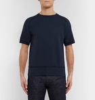 Velva Sheen - Loopback Cotton-Jersey T-Shirt - Navy