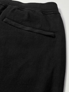 Stone Island - Tapered Logo-Appliquéd Cotton-Jersey Sweatpants - Black