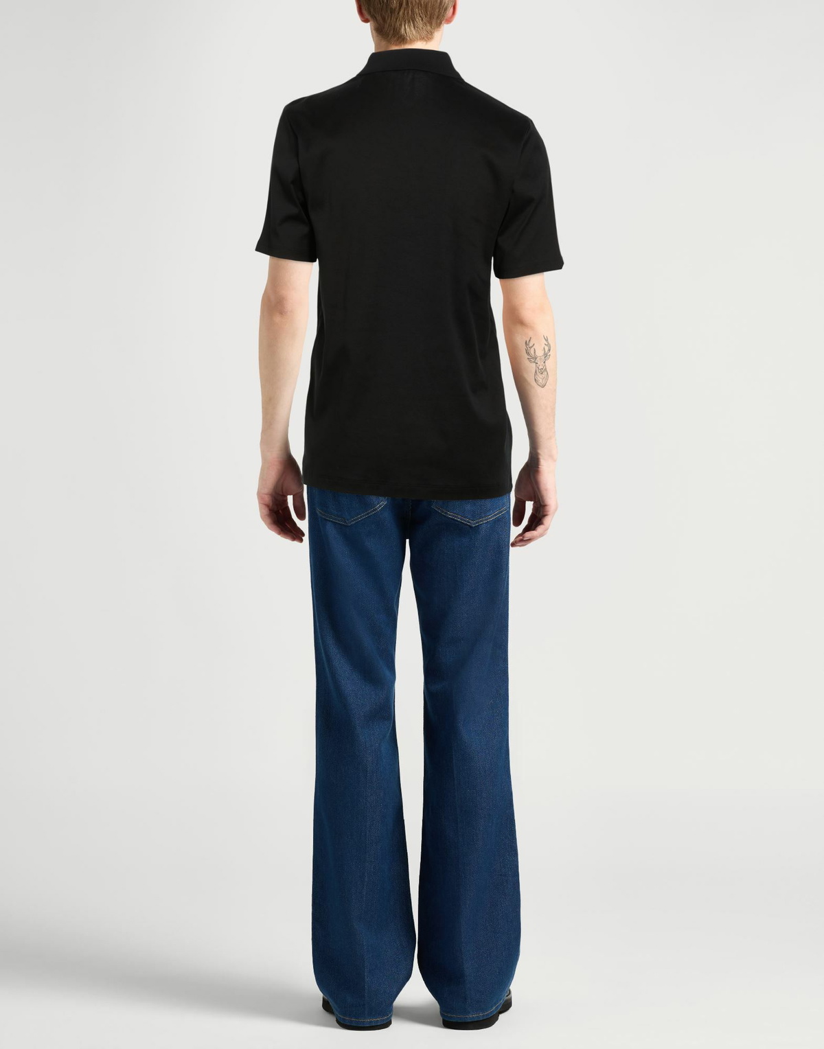 Paul & Shark Mens Polo shirt in Black