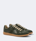 Maison Margiela Replica leather and suede sneakers
