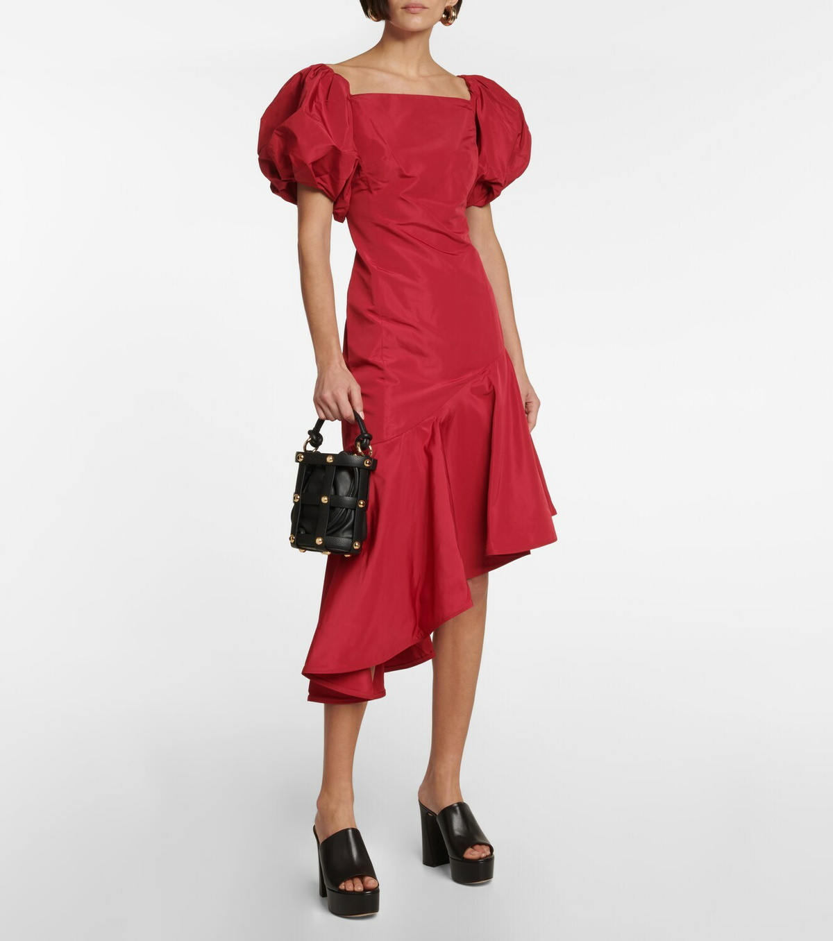 Polo Ralph Lauren - Ruffled taffeta midi dress Polo Ralph Lauren