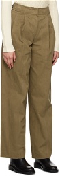 LVIR Khaki Pleated Trousers