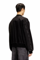 Diesel Bomber jacket in denim - Denim Jackets - Unisex - Black