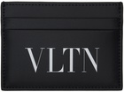 Valentino Garavani Black 'VLTN' Card Holder