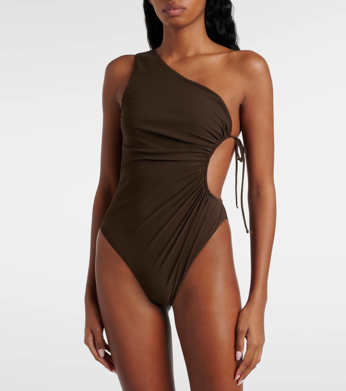 Saint Laurent One-shoulder swimsuit