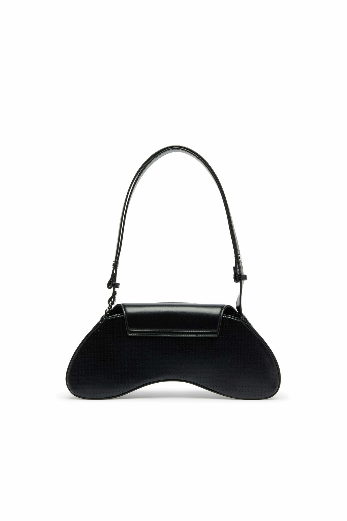Diesel Play - Crossbody bag in quilted perforated PU - Crossbody Bags Womens in Black