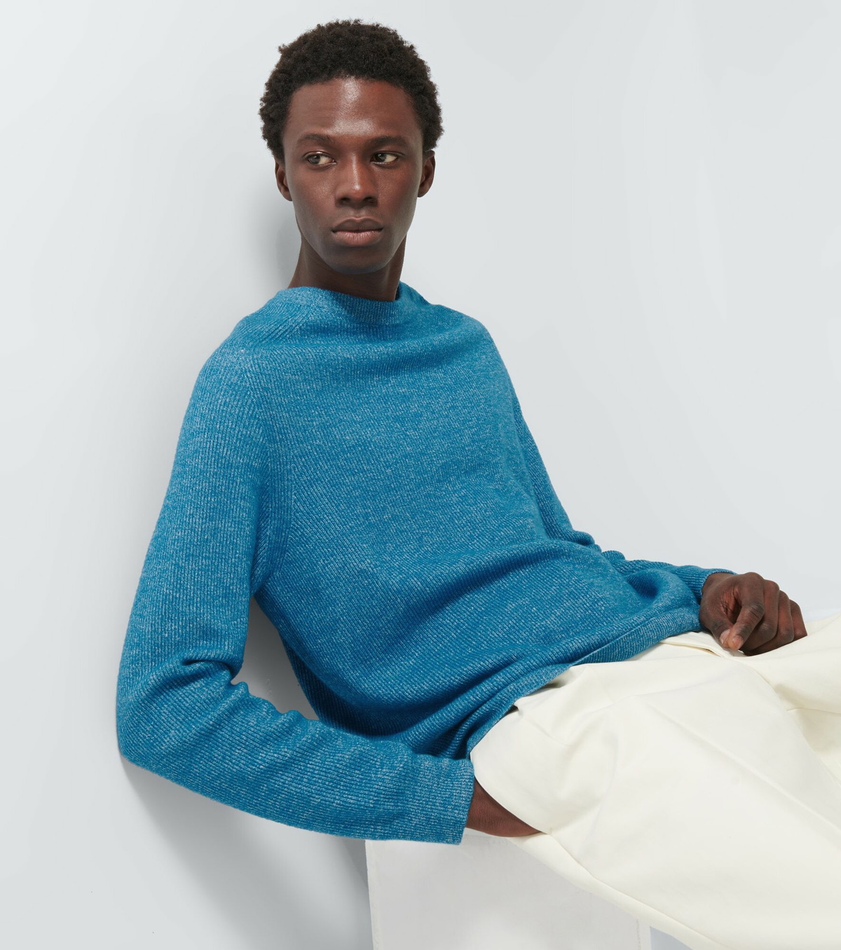 Loro Piana - Cashmere and linen crewneck sweater Loro Piana