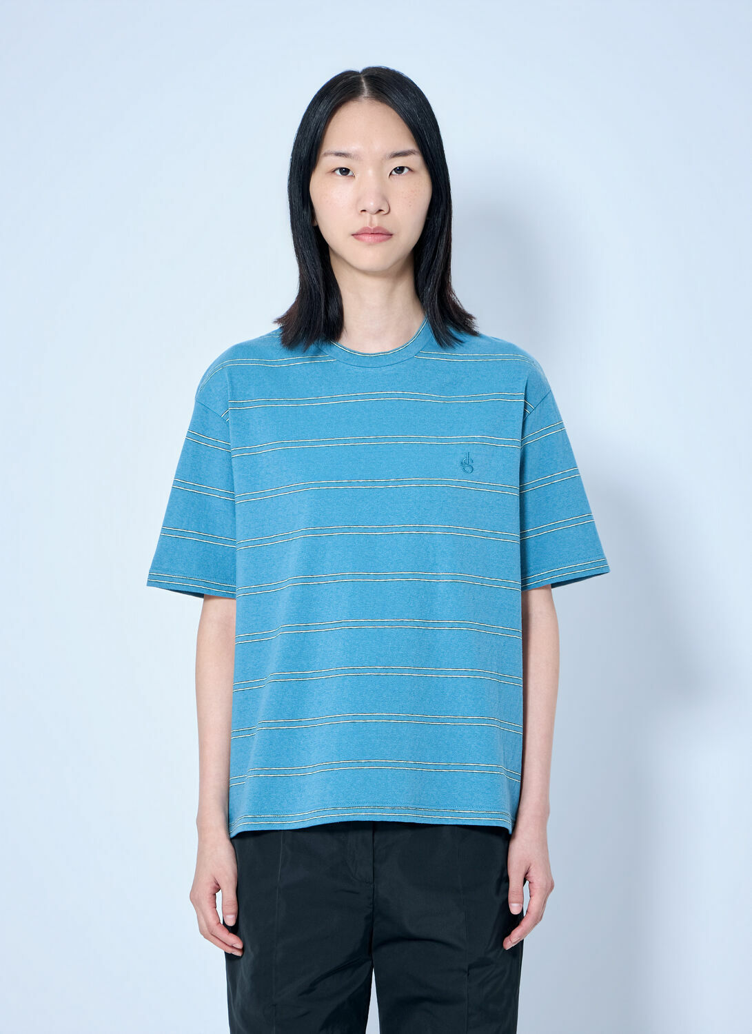 Jil Sander Striped Crewneck T-Shirt