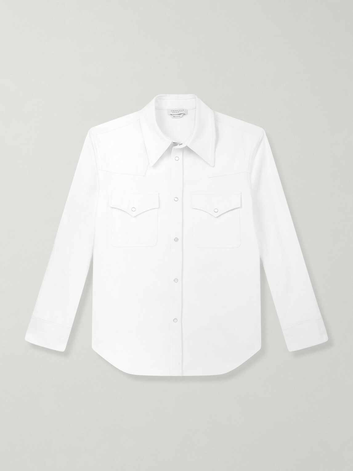 Gabriela Hearst - Richard Denim Western Shirt - White