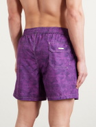 Massimo Alba - Kite Straight-Leg Mid-Length Printed Swim Shorts - Purple