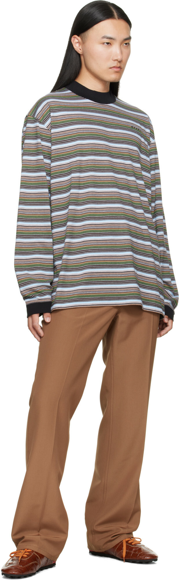 Marni Multicolor Striped T-shirt