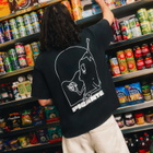 END. X PICANTE Charlie Chilli T-Shirt in Vintage Black