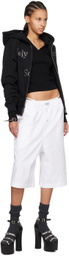 ABRA White Boxer Shorts
