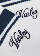 Varley Lamar Embroidered Jersey Socks White