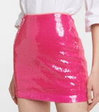 David Koma Sequin-embellished miniskirt