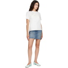 MM6 Maison Margiela Blue Denim Miniskirt