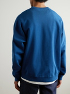 Canada Goose - Rove Logo-Embroidered Cotton-Jersey Sweatshirt - Blue