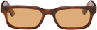 RETROSUPERFUTURE Brown Gesto Sunglasses