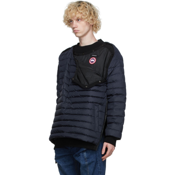 Y/Project Navy Canada Goose Edition Down Hybridge Pullover