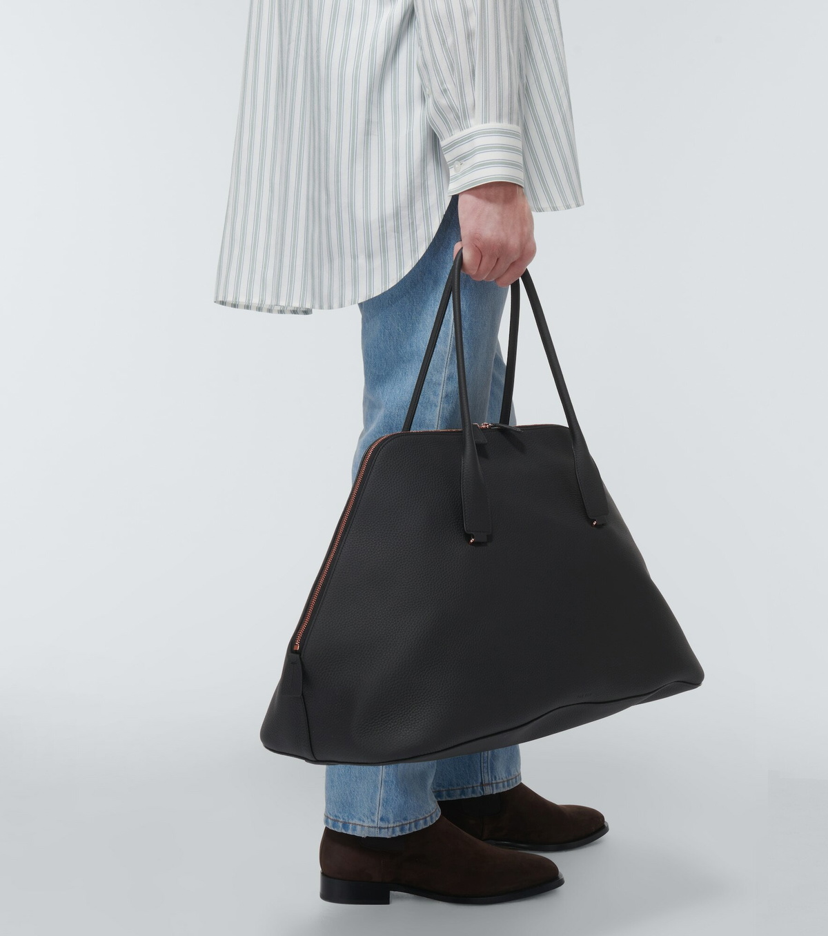 The Row - Devon leather tote bag The Row