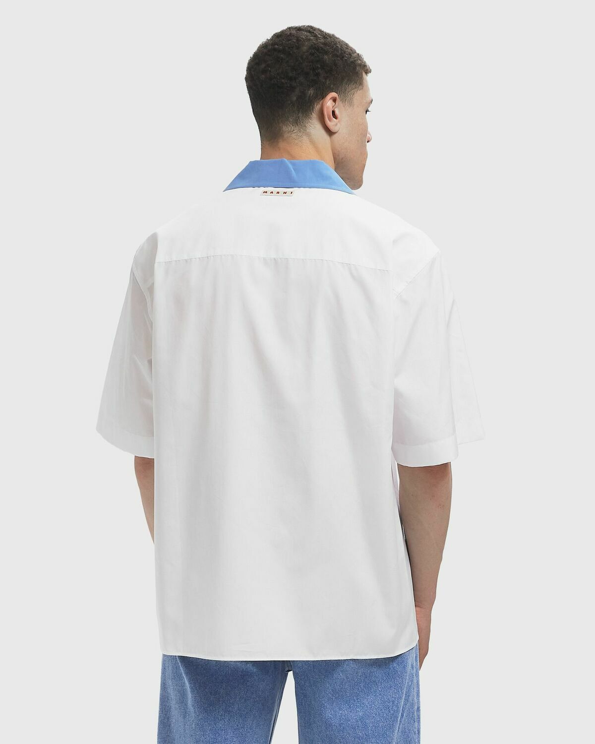 Marni SHIRT White Mens Shortsleefe