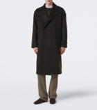 Stòffa Double-breasted cashmere coat