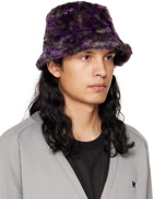 NEEDLES Purple Quilted Bucket Hat