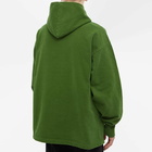 Acne Studios Men's Franklin Stamp Logo Oversized Hoody in Bottle Green