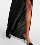 Alaïa Halterneck draped gown