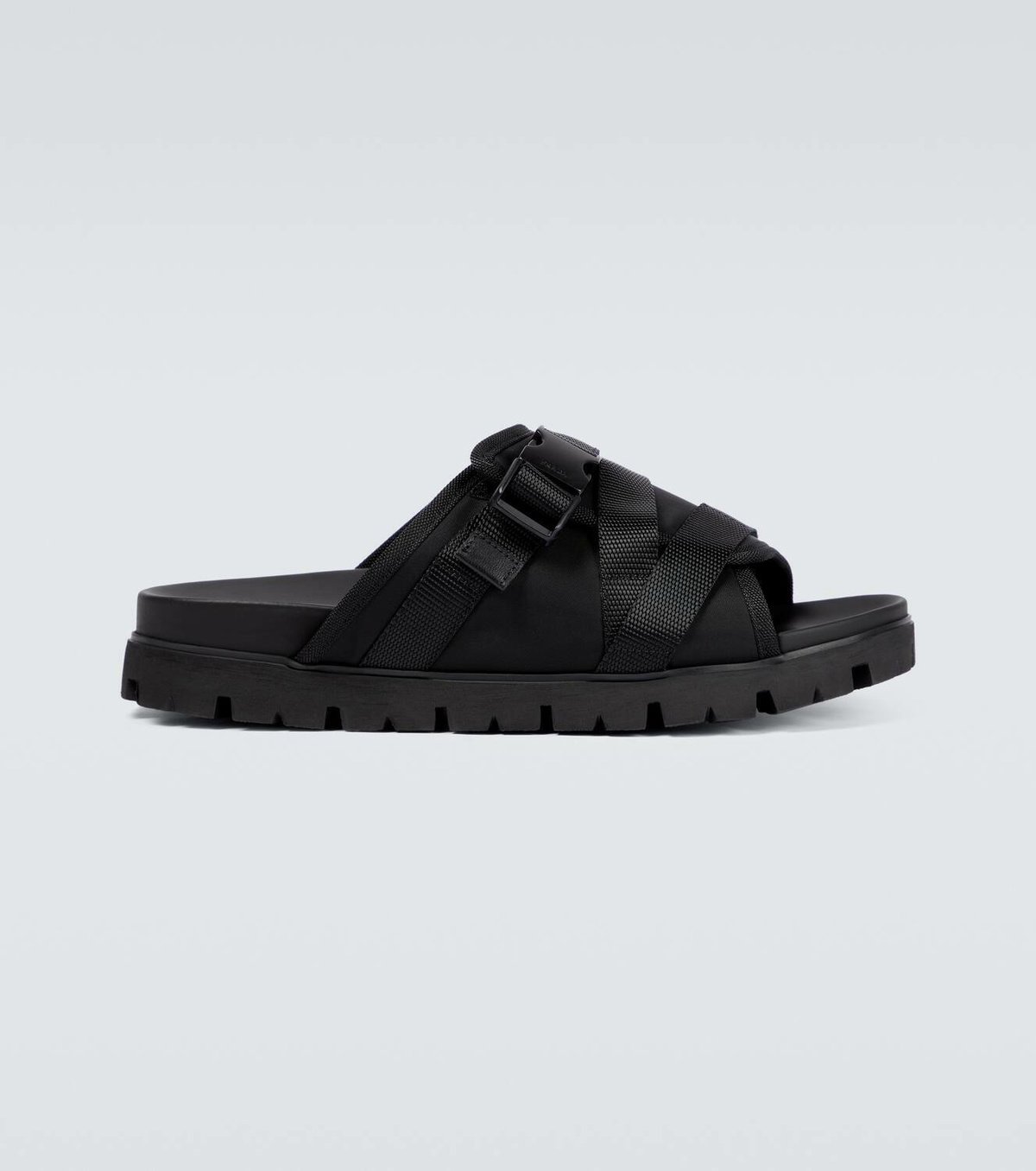 Prada Strapped nylon sandals