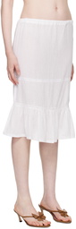 Gimaguas White Swan Midi Skirt