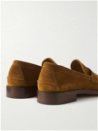 Sid Mashburn - Suede Penny Loafers - Brown