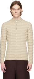 Jacquemus Beige Le Raphia 'La Maille Luis' Sweater