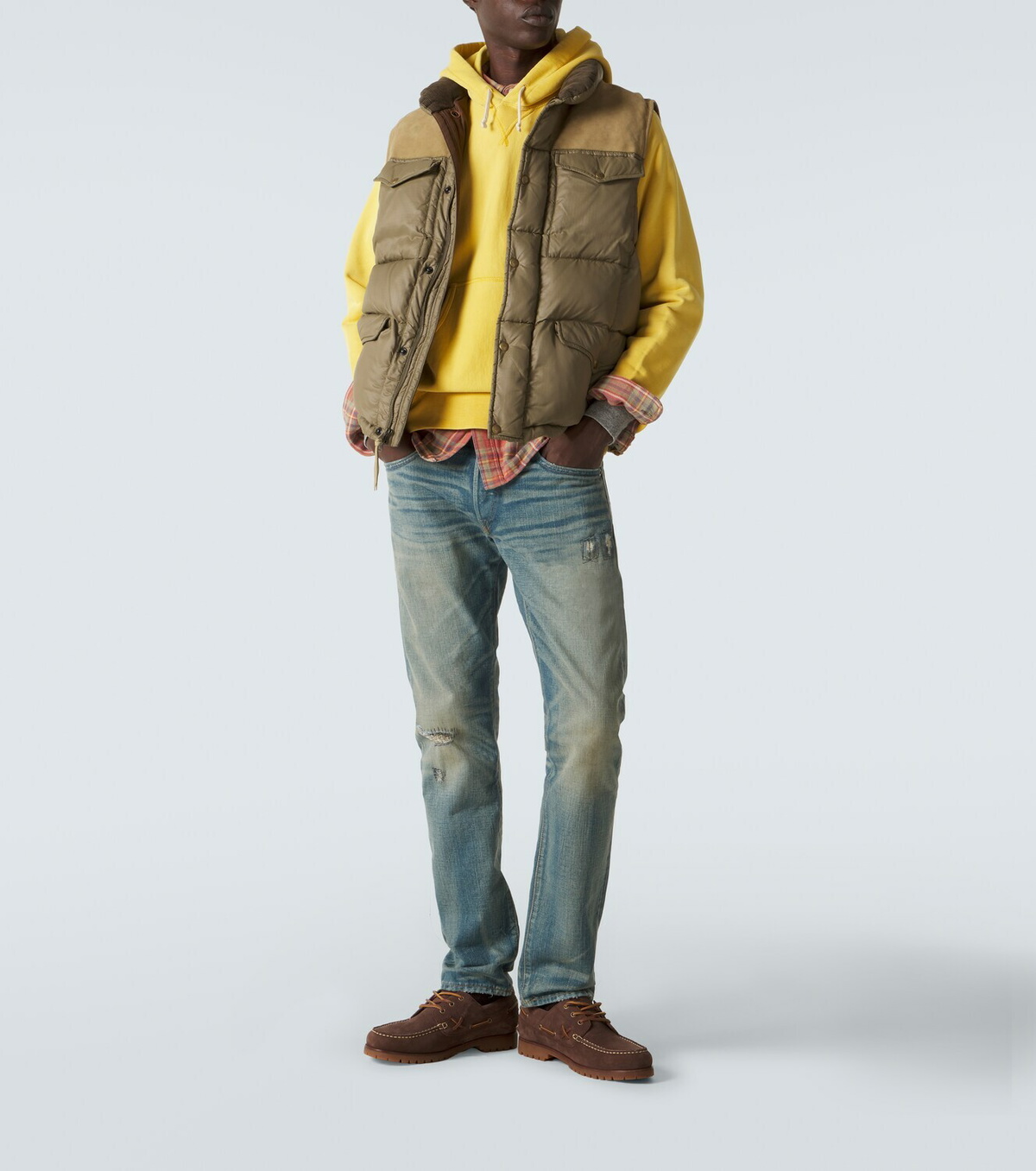 RRL Cotton fleece hoodie
