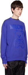 Moschino Blue Teddy Bear Sweatshirt
