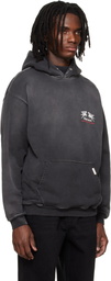 Represent Black 24 Hour Service Hoodie
