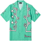 Pleasures Men's Fury Vacation Shirt in Green