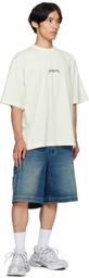 VETEMENTS Blue Hip-Hop Denim Cargo Shorts