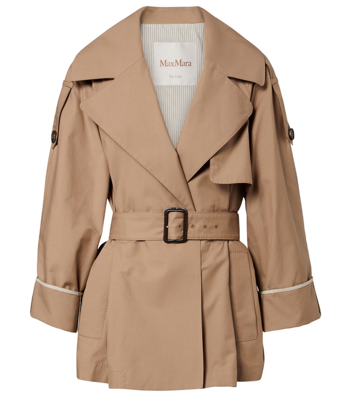 Photo: Max Mara Clara cotton-blend gabardine trench coat